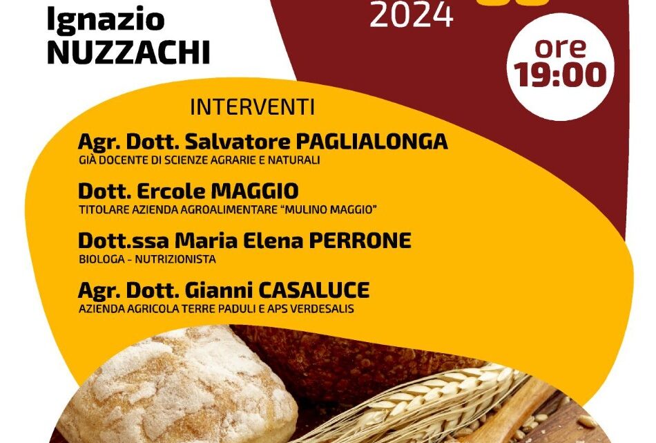 “Grani di una volta. Risorse e prospettive”, incontro della Pro Loco (Palazzo Baronale, 25 maggio, ore 19) “Grani di una volta. Risorse e prospettive”, incontro della Pro Loco (Palazzo Baronale, 25 maggio, ore 19)