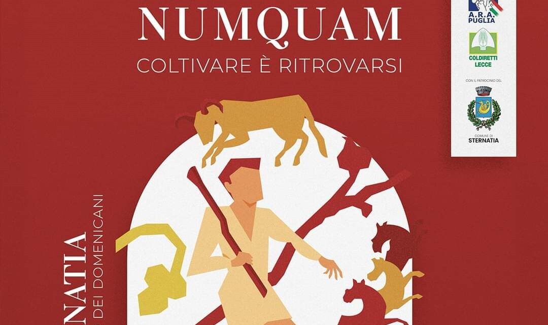 “Aridi numquam: coltivare è ritrovarsi”: il 3-4 maggio a Sternatia serate dedicate alla cultura e alla letteratura promosse da “PL Farma” “Aridi numquam: coltivare è ritrovarsi”: il 3-4 maggio a Sternatia serate dedicate alla cultura e alla letteratura promosse da “PL Farma”