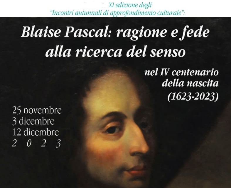 Ultimo incontro di Akádemos su Pascal: relatore l’arcivescovo di Otranto P. Neri (12 dicembre, ore 18.30, Auditorium Chiesa Cristo Re) Ultimo incontro di Akádemos su Pascal: relatore l’arcivescovo di Otranto P. Neri (12 dicembre, ore 18.30, Auditorium Chiesa Cristo Re)
