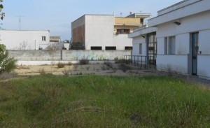 Lo stato di abbandono esterno del Centro, denunciato da tre anni dall'opposizione