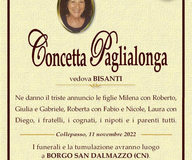È morta Concetta Paglialonga, ved. Bisanti È morta Concetta Paglialonga, ved. Bisanti