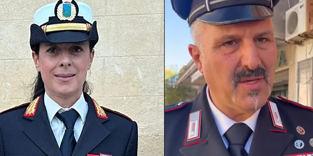 Riconoscimenti ufficiali a Lecce per la Comandante P.L. Esposito (20 gennaio) e il Brigadiere C.C. Garzia (22 gennaio) Riconoscimenti ufficiali a Lecce per la Comandante P.L. Esposito (20 gennaio) e il Brigadiere C.C. Garzia (22 gennaio)