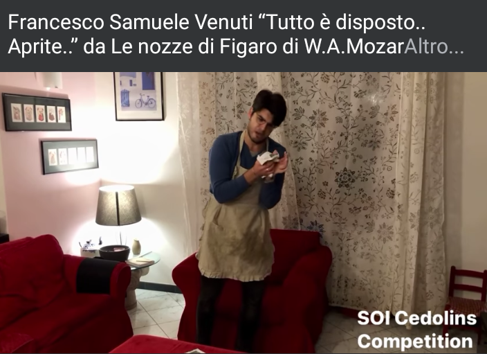 Concorso nazionale di canto lirico virtuale: “Io voto Francesco Samuele Venuti” Concorso nazionale di canto lirico virtuale: “Io voto Francesco Samuele Venuti”