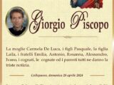 È morto Giorgio Piscopo