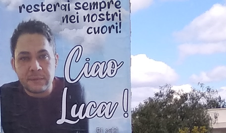 “Buona missione da angelo! Ciao Luca! … giovane dalle spalle forti e dal cuore grande” “Buona missione da angelo! Ciao Luca! … giovane dalle spalle forti e dal cuore grande”