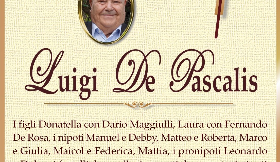 È morto Luigi De Pascalis