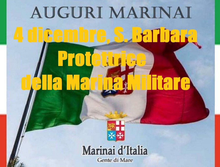 L Associazione Marinai Di Collepasso Festeggia La Protettrice Santa Barbara 4 Dicembre Ore 18 Chiesa Cristo Re Infocollepasso