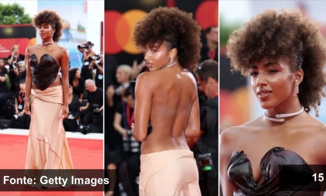 Megan Ria sfila per Kerastase sul red carpet del Festival del Cinema di Venezia Megan Ria sfila per Kerastase sul red carpet del Festival del Cinema di Venezia