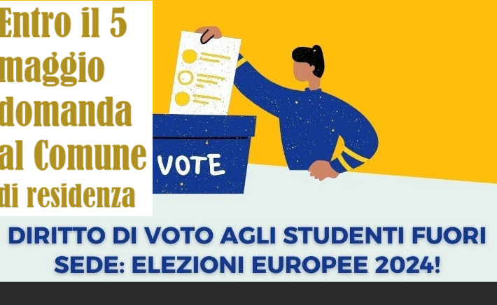 Per le elezioni gli studenti possono votare fuori sede: la domanda al Comune di residenza entro il 5 maggio Per le elezioni gli studenti possono votare fuori sede: la domanda al Comune di residenza entro il 5 maggio